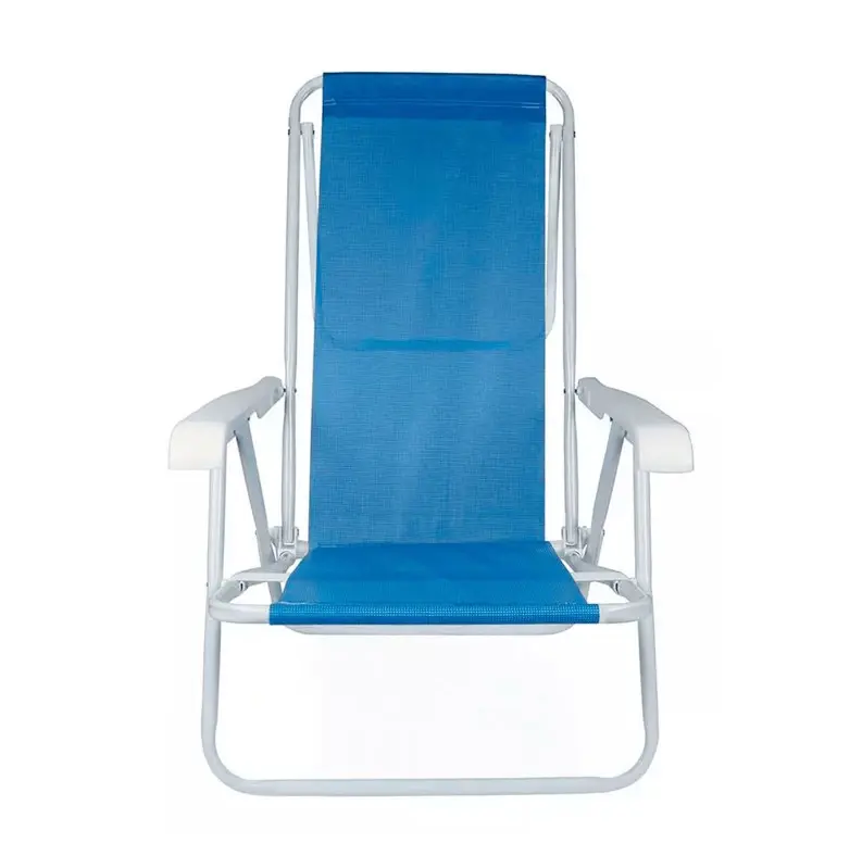 Reposera Sillon Acero Sannet Playa Camping 8 Posiciones Mor