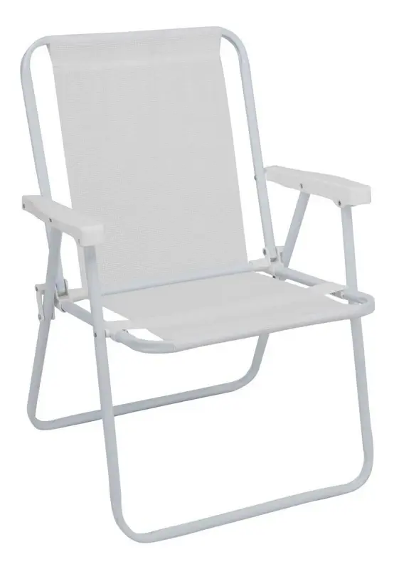 Silla Alta de Acero Mor Sannet Playa Camping 110 Kg