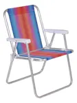 Silla Plegable Alta De Aluminio Mor 2101 Colores Surtidos