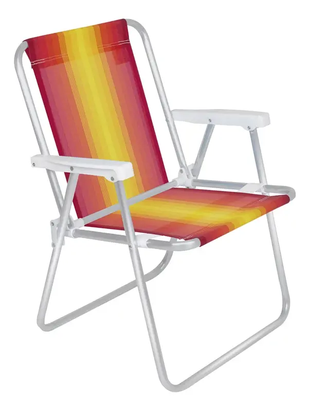 Silla Plegable Alta De Aluminio Mor 2101 Colores Surtidos