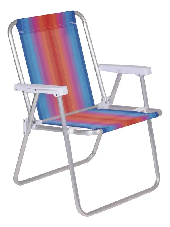 Silla Plegable Alta De Aluminio Mor 2101 Colores Surtidos