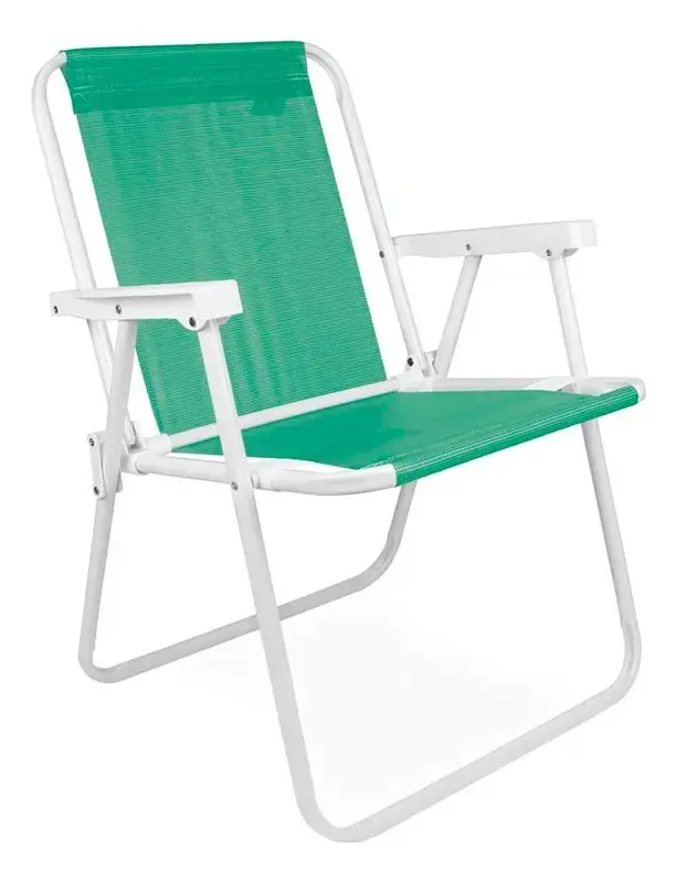 Silla Alta de Acero Mor Sannet Playa Camping 110 Kg