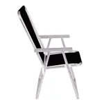 Silla Confort Mor Sannet Aluminio Color Negro Soporta 120 Kg