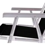 Silla Confort Mor Sannet Aluminio Color Negro Soporta 120 Kg