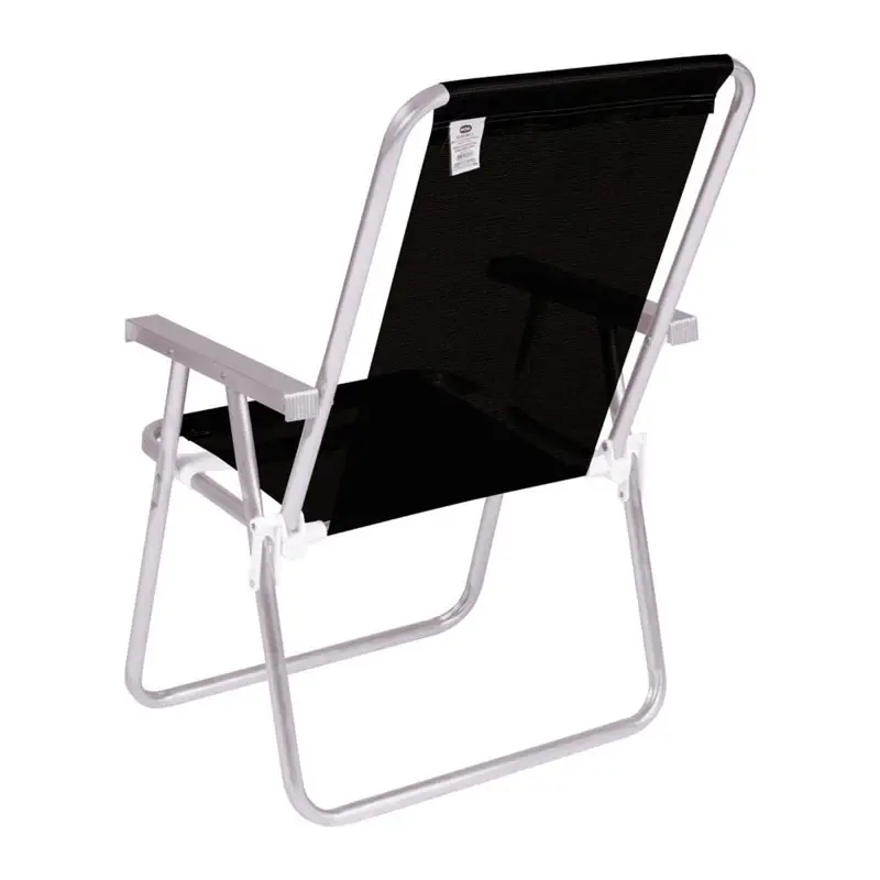Silla Confort Mor Sannet Aluminio Color Negro Soporta 120 Kg