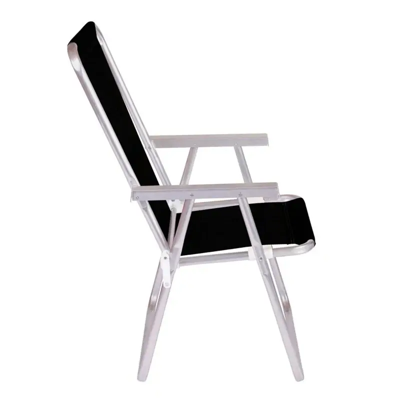 Silla Confort Mor Sannet Aluminio Color Negro Soporta 120 Kg
