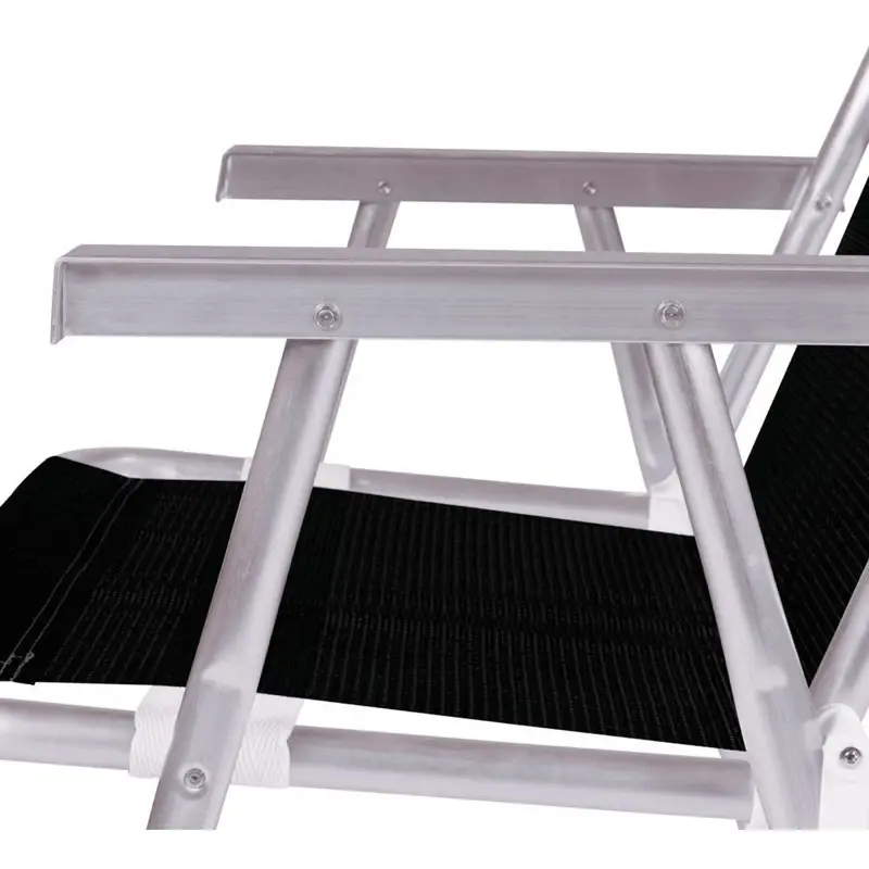 Silla Confort Mor Sannet Aluminio Color Negro Soporta 120 Kg