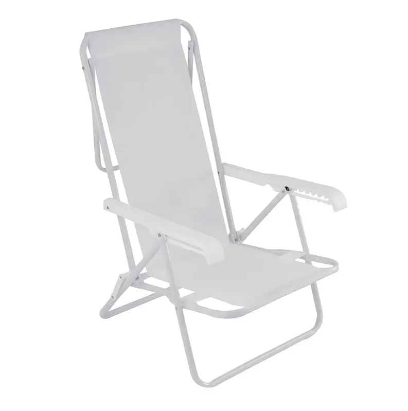 Reposera Sillon Acero Sannet Playa Camping 8 Posiciones Mor