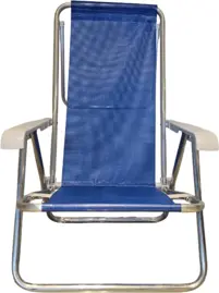 Reposera Lh205 8Pos Caño Al  Tela A...