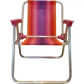 Reposera Lh303 Niño Caño Al  Tela Rosa 