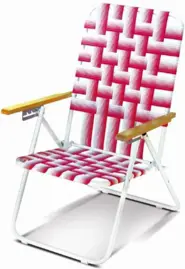 Sillón Reposera Plegable De Cinta C...