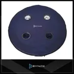 Mesa plegable de camping playa Bynox con posa vasos azul FI-MSPLBA-AZ