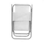 Reposera Plegable de Playa Aluminio 5 Posiciones Blanco