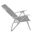 Reposera Plegable 5 Posiciones Gris X2