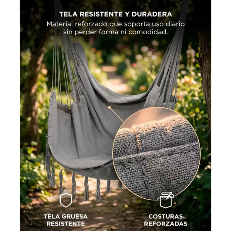 Hamaca Paraguaya Gadnic Silla Colgante Reforzada