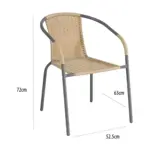 Silla Rattan Ratan Jardin Patio Terraza Exterior Interior