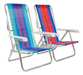 Reposeras Kit X2 Unidades  Multicol...