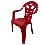 Juego 2 Sillas Plasticas Rojo Reforzada Infantiles Weekend