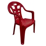 Juego 2 Sillas Plasticas Rojo Reforzada Infantiles Weekend