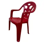 Juego 2 Sillas Plasticas Rojo Reforzada Infantiles Weekend