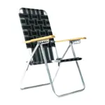 reposera silla aluminio descansar 80001 5 posicion plegable negro/blanco