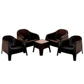 Juego De 4 Sillones Modelo Skarpo N...