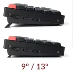 Teclado Mecanico Bluetooth Keychron K2 V3  Rgb Red Ingles  Negro  Inglés Us