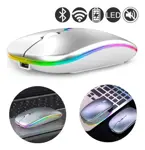 Mouse Inalámbrico Global Laptops Rgb Gl-bt52rgb Dual Model Silver