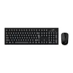 Teclado Con Mouse Wireless Genius KM-8101 Negro