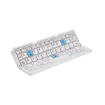 Teclado Bluetooth Para Tablet Android Celular Plegable - BLANCO