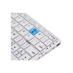 Teclado Bluetooth Para Tablet Android Celular Plegable - BLANCO