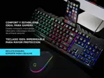 Kit Gaming Teclado + Mouse RGB USB  Retro Iluminado