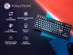 Teclado Mecánico Keychron V3 MAX Inalámbrico 80% Switch Rojo Retroiluminado RGB