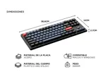 Teclado Mecánico Keychron V3 MAX Inalámbrico 80% Switch Rojo Retroiluminado RGB