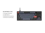 Teclado Mecánico Keychron V3 MAX Inalámbrico 80% Switch Rojo Retroiluminado RGB