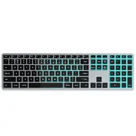 Teclado Bluetooth Slim X3 Retroilu...