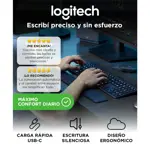 Teclado Bluetooth Logitech MX Keys S Escritura Precisa Retroiluminado Multidispositivo