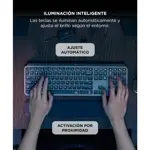 Teclado Bluetooth Logitech MX Keys S Escritura Precisa Retroiluminado Multidispositivo