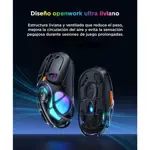 Mouse Gamer Inalámbrico Onikuma DM02 12800 DPI Luces RGB Ergonómico