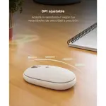 Mouse Inalámbrico Satechi OntheGo™ Bluetooth Batería Recargable USB-C Beige