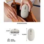 Mouse Inalámbrico Satechi OntheGo™ Bluetooth Batería Recargable USB-C Beige