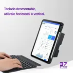 FUNDA + TECLADO 37BYTES IPAD AIR M4 11" RETROILUMINADO