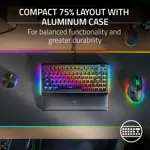 Teclado mecánico para juegos Razer BlackWidow V4 75% Naranja