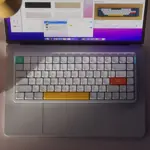 Teclado nuphy Air75 V2 inalámbrico RGB hot-swap blanco