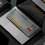 Teclado nuphy Air75 V2 inalámbrico RGB hot-swap blanco