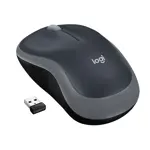 Mouse inalámbrico Logitech M185 gris con receptor nano