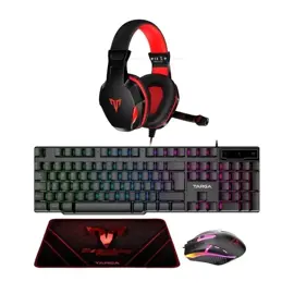 Kit X4 Teclado Mouse Auriculares Pa...