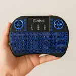 Mini Teclado Inalambrico Retroiluminado Con Touch Pad Para Smart Tv Android Pc Global