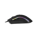Mouse programable USB 6D+scroll Gaming RGB 6400 DPI y aceleracion 22.5G Nisuta NSMOGZ8 Negro