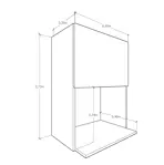 ALACENA 0.60 PORTAMICRO 85006-CC TABLES